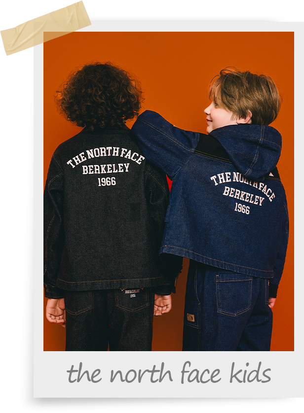 노스페이스 키즈가 제안하는 가을 스타일링​