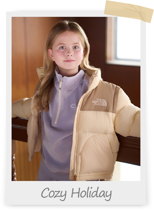 노스페이스 키즈가 제안하는 가을 스타일링​