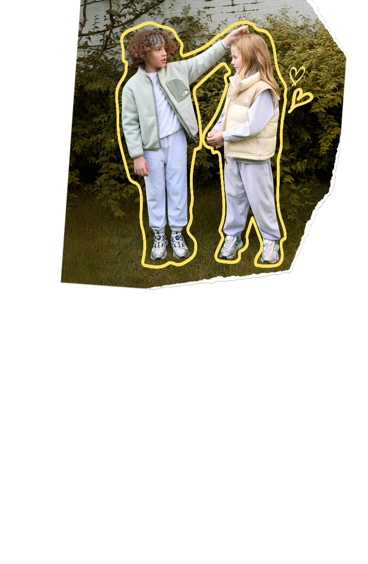 노스페이스 키즈가 제안하는 가을 스타일링​