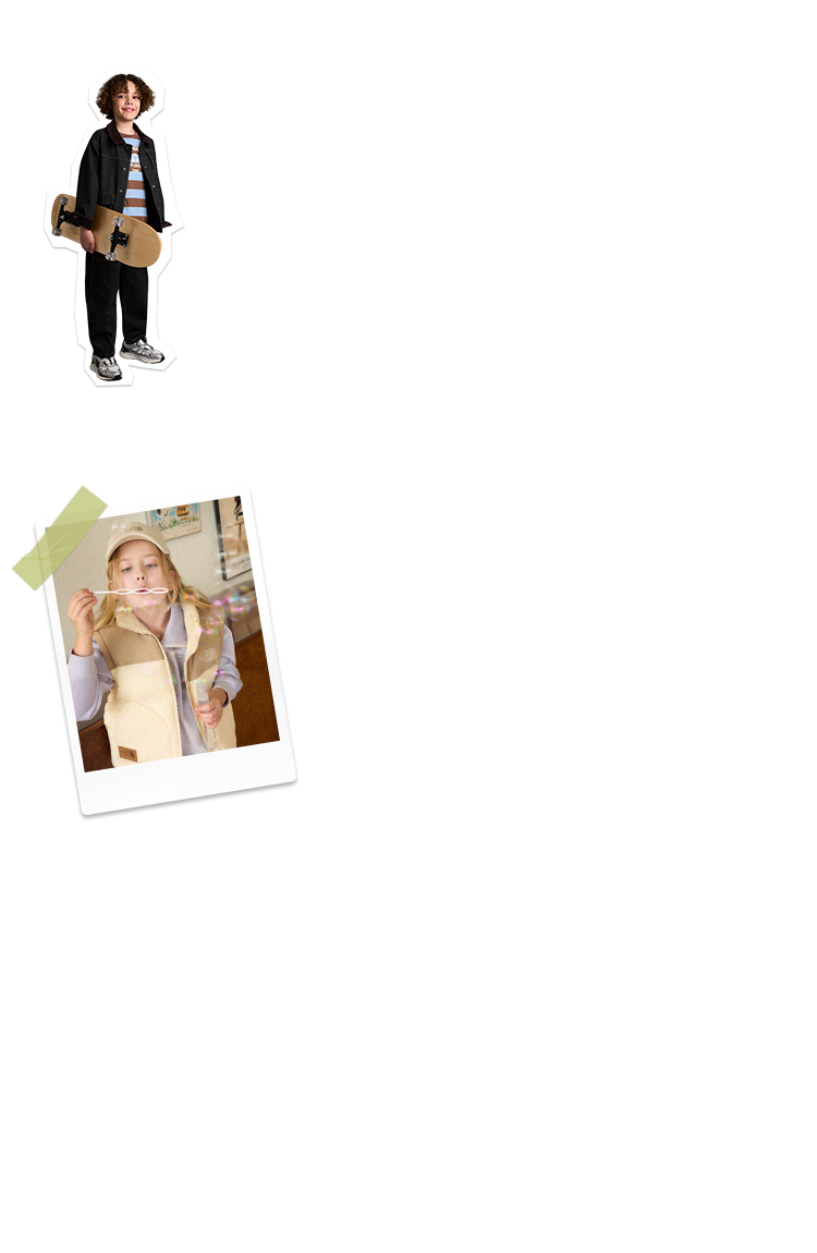 노스페이스 키즈가 제안하는 가을 스타일링​