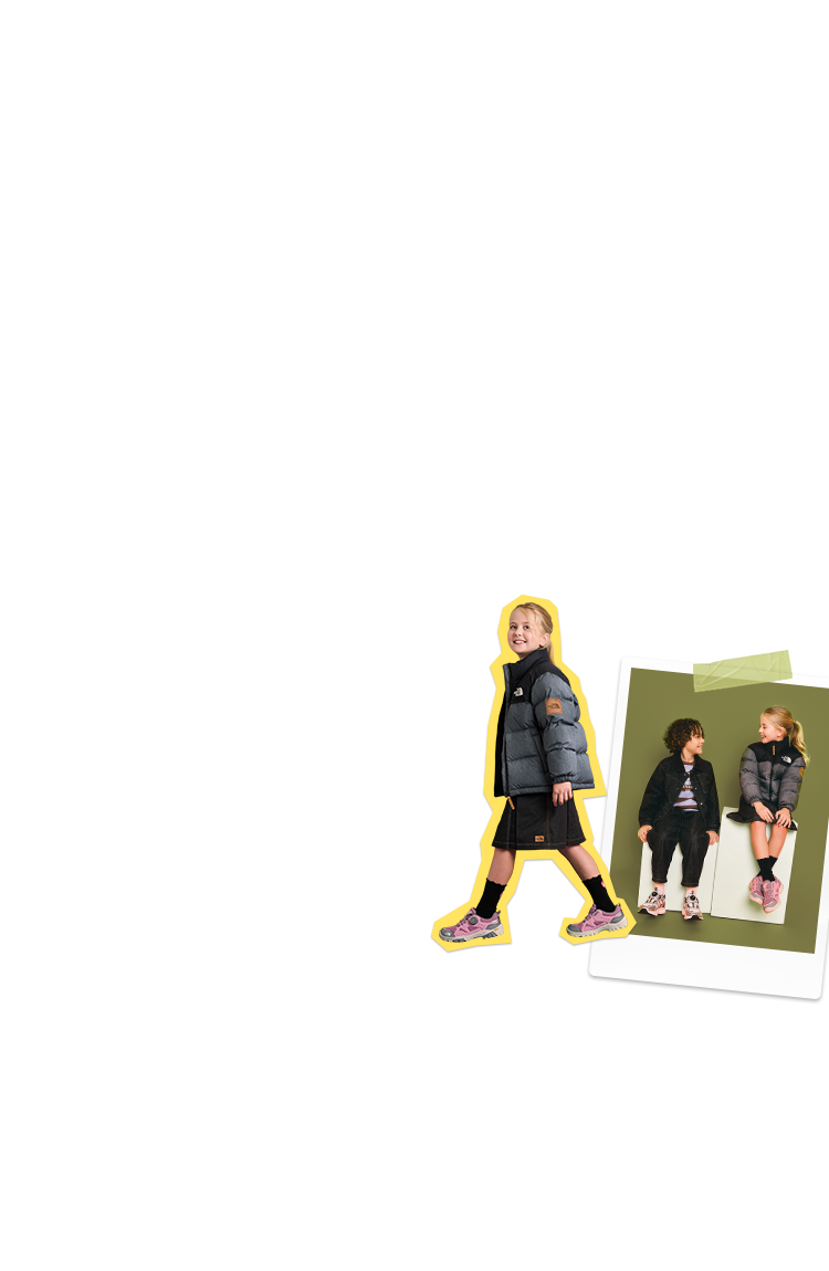 노스페이스 키즈가 제안하는 가을 스타일링​