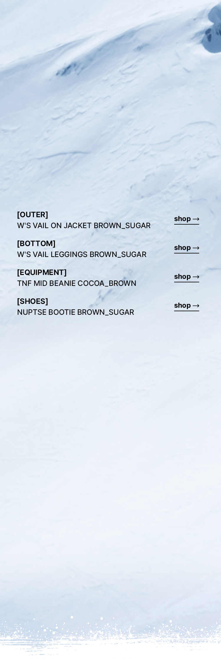 WINTER SKI COLLECTION