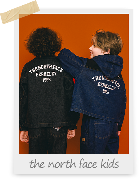 노스페이스 키즈가 제안하는 가을 스타일링​