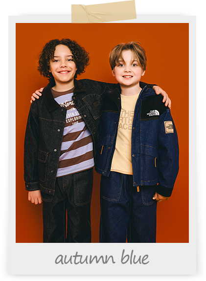 노스페이스 키즈가 제안하는 가을 스타일링​