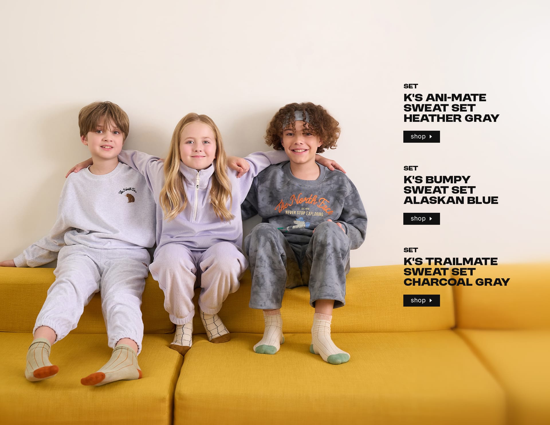 노스페이스 키즈가 제안하는 가을 스타일링​