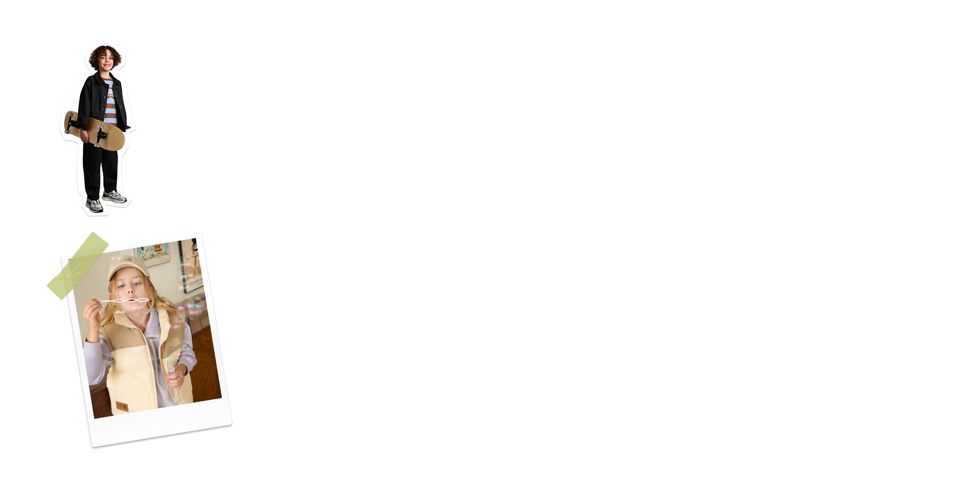 노스페이스 키즈가 제안하는 가을 스타일링​