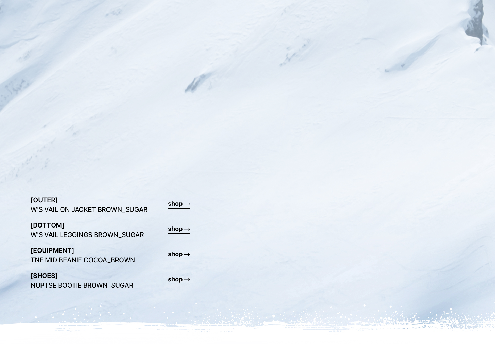 WINTER SKI COLLECTION