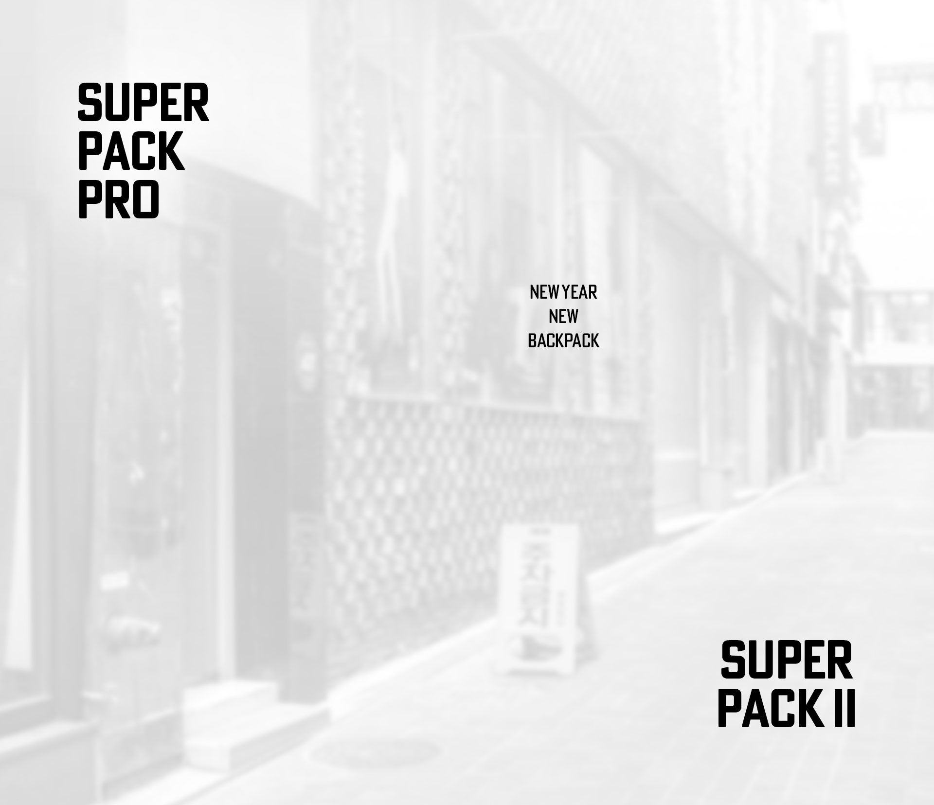 NEW YEAR, NEW BACKPACK